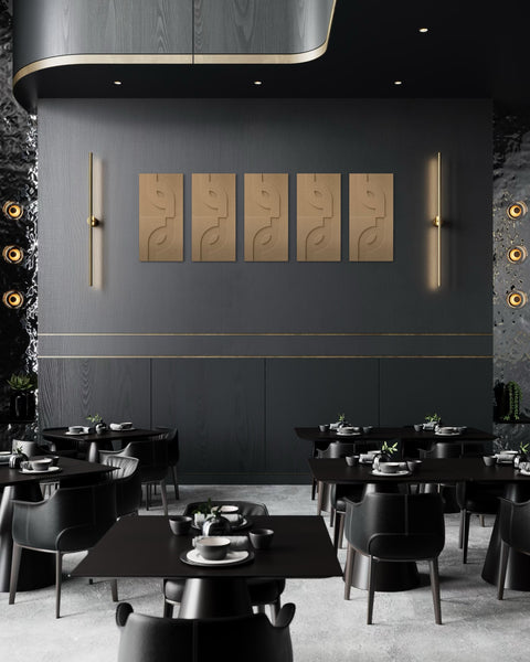 Acoustic panels for hospitality industry