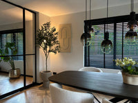 Maya 3d akoestische wandpanelen moderne woonkamer stalen deur | Maeven Art