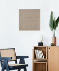 Loa lV | Acoustic Wall Panel 50x50cm - Self-adhesive PET Felt Beige