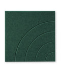 Loa I acoustic panel felt design collection acoustic tile petrol deep green