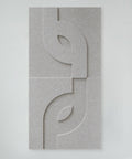 maeven art maya V 3d collectie kleur beige mockup akoestisch paneel vilt design collectie akoestisch tegel pet vilt geluidsabsorptie geluiddempend 