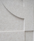 maeven art maya V 3d closeup collectie kleur beige mockup akoestisch paneel vilt design collectie akoestisch tegel pet vilt geluidsabsorptie geluiddempend 