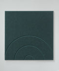 maeven art Maya VI collection color deep green petrol acoustic panel felt design collection acoustic tile cap felt sound absorption sound dampening 