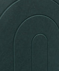 maeven art Maya VII closeup collection color deep green petrol acoustic panel felt design collection acoustic tile cap felt sound absorption sound dampening 