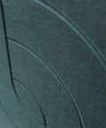 maeven art Maya VIII closeup collection color deep green petrol acoustic panel felt design collection acoustic tile cap felt sound absorption sound dampening 