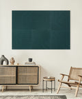 Banner maya deep green petrol Maeven Akustikwandpaneele Kappe Filz Wandfliesen Design Mockup Inspiration 