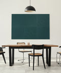 Banner maya deep green petrol Maeven acoustic wall panels cap felt wall tiles design mockup inspiration 