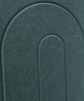 maeven art Maya IV closeup collection color deep green petrol acoustic panel felt design collection acoustic tile cap felt sound absorption sound dampening 
