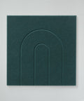 maeven art Maya IV collection color deep green petrol acoustic panel felt design collection acoustic tile cap felt sound absorption sound dampening 