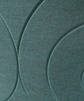 maeven art Maya II closeup collection color deep green petrol acoustic panel felt design collection acoustic tile cap felt sound absorption sound dampening 