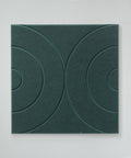 maeven art Maya II collection color deep green petrol acoustic panel felt design collection acoustic tile cap felt sound absorption sound dampening 