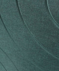 maeven art Maya III closeup collection color deep green petrol acoustic panel felt design collection acoustic tile cap felt sound absorption sound dampening 