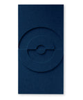 3d akoestisch paneel vilt design rond set van 2 collectie maya navy blue