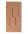 Maya VII  3d akoestisch paneel vilt design collectie akoestisch tegel vilt cognac terra