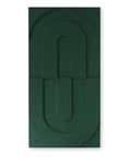 Maya VII 3d akoestisch paneel vilt design collectie akoestisch tegel vilt petrol deep green