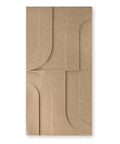 Maya I 3d akoestisch paneel vilt design collectie akoestisch tegel set van 2 sand natural