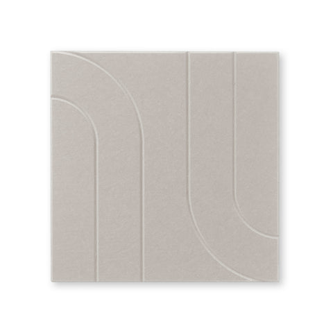 Akoestisch Viltpaneel | speelse bogen | geometrisch | Maya I