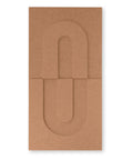 Maya IV panneau acoustique 3d feutre collection design carrelage acoustique terra cognac