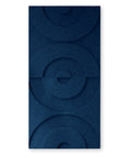Maya II panneau acoustique 3d feutre collection de dalles acoustiques bleu marine cercle