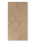 panneau acoustique 3d feutre design rond set de 2 collection maya sand