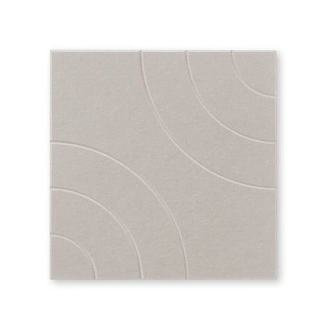 Acoustic Felt Panel | 6 diagonal circles | geometric | Maya III