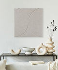 Sadé l | Acoustic Wall Panel 50x50cm - Self-adhesive PET Felt Beige