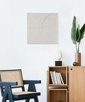 maeven art Sade IV collectie kleur beige mockup akoestisch paneel vilt design collectie akoestisch tegel pet vilt geluidsabsorptie geluiddempend 