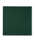 Sade VI acoustic panel felt design collection acoustic tile felt deep green petrol