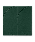 Sade VII acoustic panel felt design collection acoustic tile felt deep green