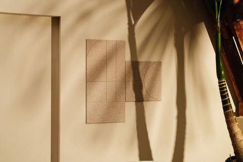 Acoustic wall tiles design photo PET Felt maeven art acoustic panel felt design collection acoustic tile pet felt sound absorption sound dampening 