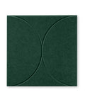 Sade I acoustic panel felt design collection acoustic tile felt deep green petrol