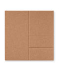 Sade III acoustic panel felt design collection acoustic tile felt terra cognac