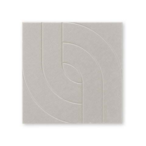 Panneau de feutre acoustique | 2 arcs 6 lignes | Design géométrique | Maya VIII