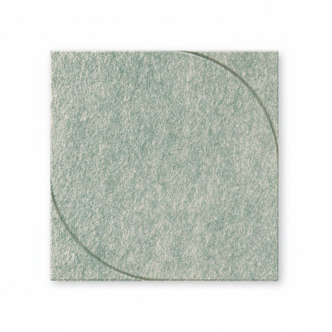 Sadé V | Akoestisch Wandpaneel 50x50cm – Zelfklevend PET Vilt Maeven art sage green