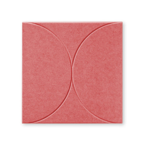 Sadé l | Akoestisch Wandpaneel 50x50cm – Zelfklevend PET Vilt Maeven art burgandy