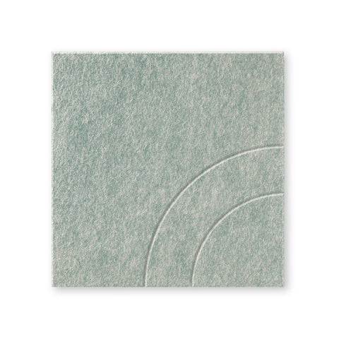 Loa lll | Akoestisch Wandpaneel 50x50cm – Zelfklevend PET Vilt Maeven art Sage Green