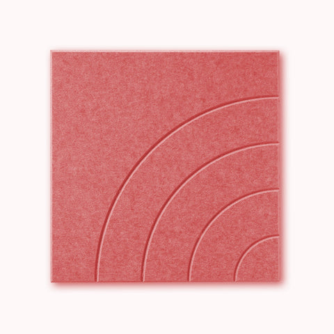 Akoestisch Viltpaneel |4 kwartcirkels | Abstract design | Loa I - Maeven Art