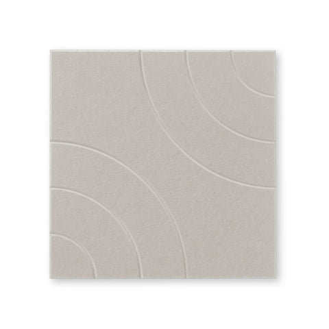 Panneau de feutre acoustique | 6 cercles diagonaux | géométrique | Maya III