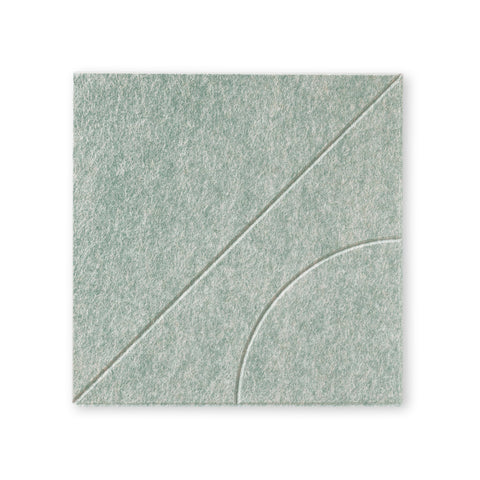 Sadé Vl | Akoestisch Wandpaneel 50x50cm – Zelfklevend PET Vilt Maeven art sage green