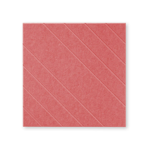 Loa ll | Akoestisch Wandpaneel 50x50cm – Zelfklevend PET Vilt Maeven art Burgandy