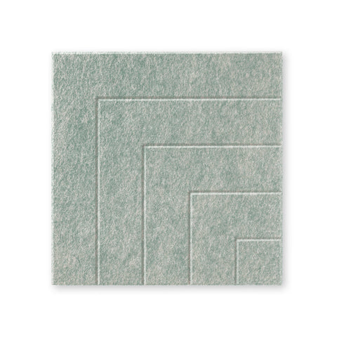 Loa lV | Akoestisch Wandpaneel 50x50cm – Zelfklevend PET Vilt Maeven art Sage Green