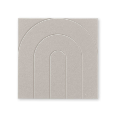 Panneau de feutre acoustique | Grandes arches Japandi | Géométrique | Maya VII