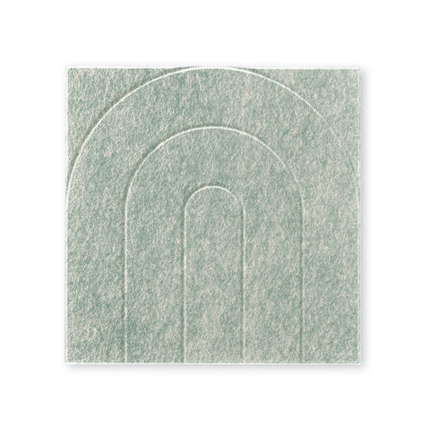 Maya Vll | Akoestisch Wandpaneel 50x50cm – Zelfklevend PET Vilt Maeven art sage green