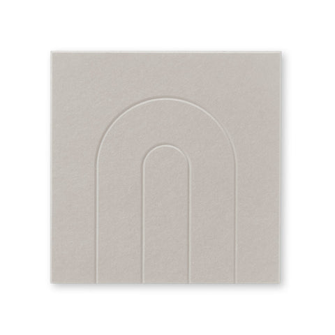 Panneau de feutre acoustique | Japandi arch shape single | Geometric | Maya IV