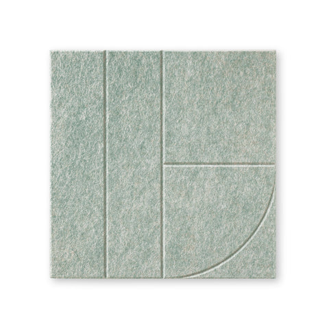 Sadé Vlll | Akoestisch Wandpaneel 50x50cm – Zelfklevend PET Vilt Maeven art sage green