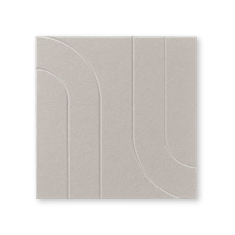 Akoestisch Viltpaneel | speelse bogen | geometrisch | Maya I