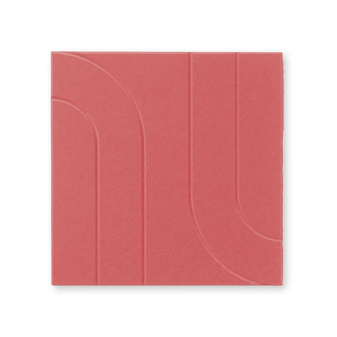 Maya l | Akoestisch Wandpaneel 50x50cm – Zelfklevend PET Vilt Maeven art burgandy