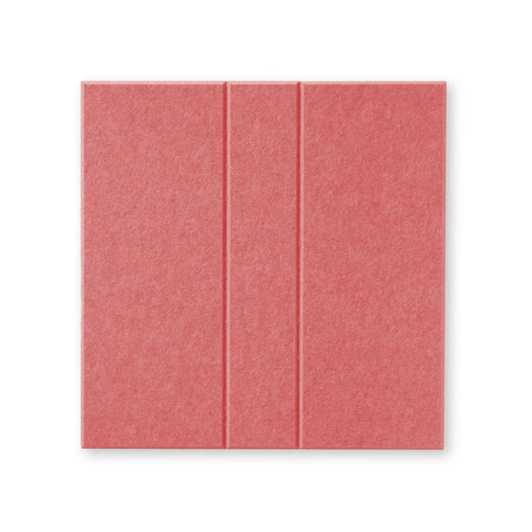 Loa Vll | Akoestisch Wandpaneel 50x50cm – Zelfklevend PET Vilt Maeven art Burgandy