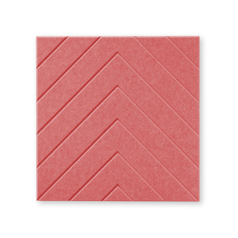 Loa Vl | Akoestisch Wandpaneel 50x50cm – Zelfklevend PET Vilt Maeven art Burgandy