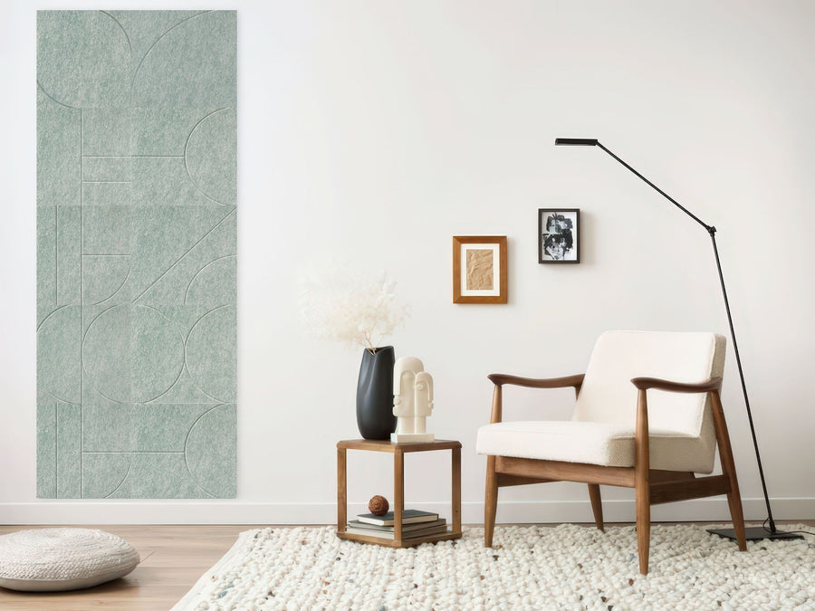 Sade akoestische panelen design set van 10 sage green